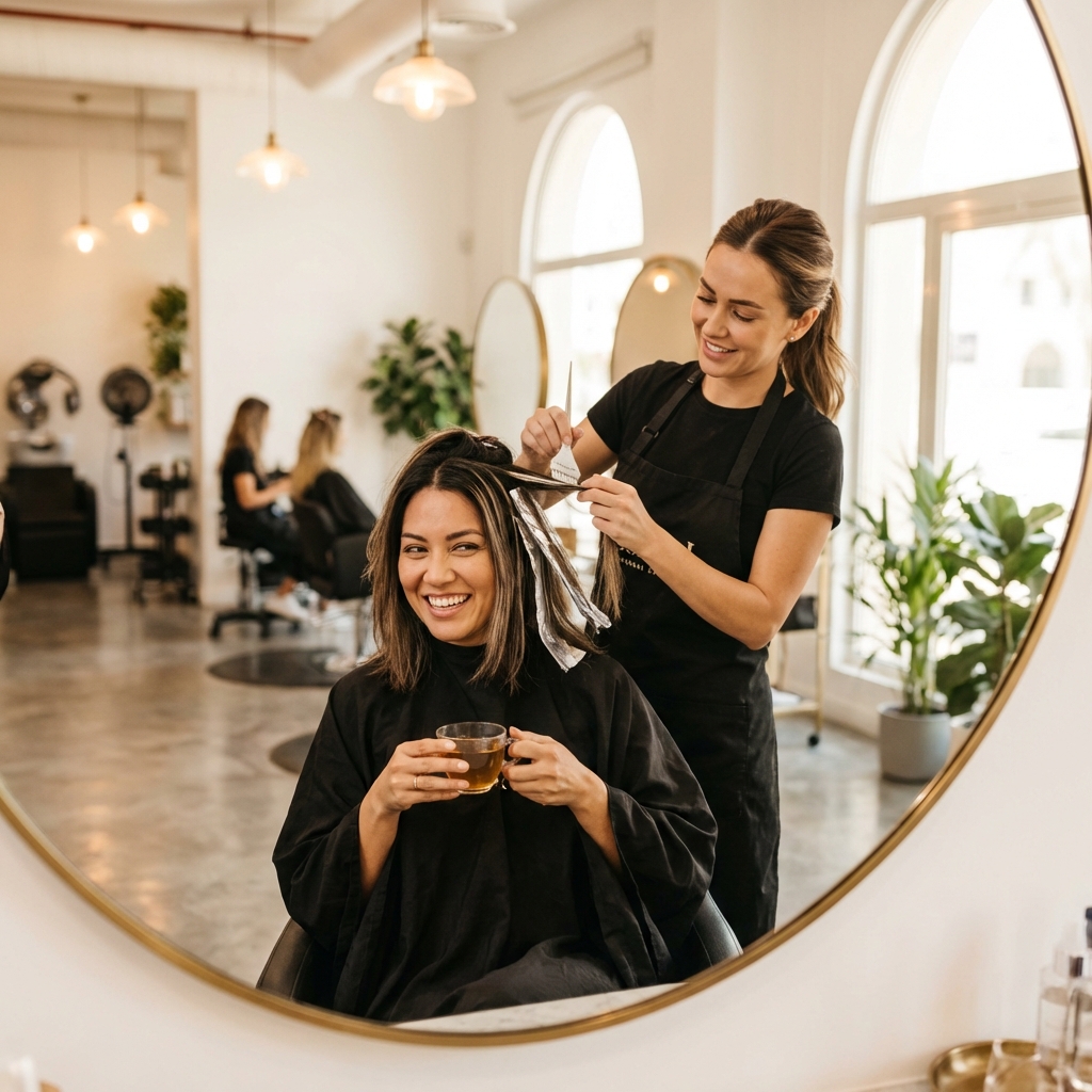 Service experience — salon visit